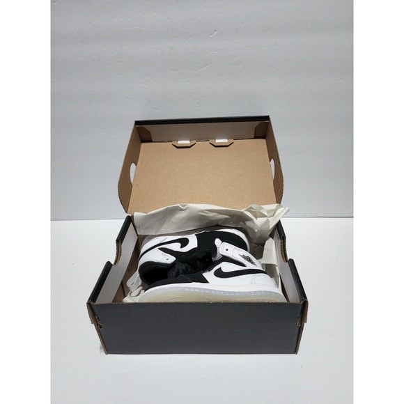 New Nike Air Jordan 1 Mid TD Diamond Shorts White DN4322-100 Toddler Size 7C - Picture 2 of 10